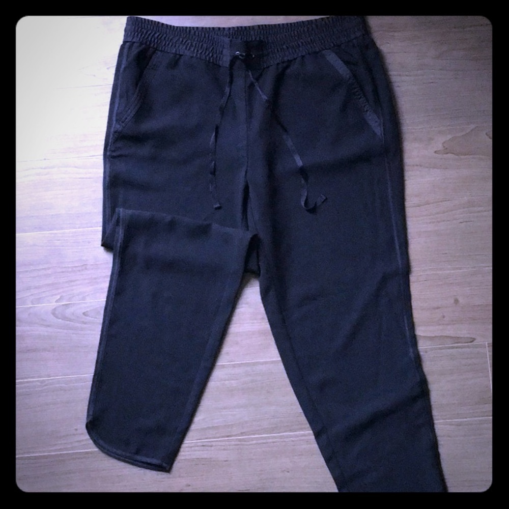 LOFT Satin Detail Dress Joggers